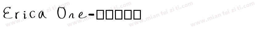 Erica One字体转换